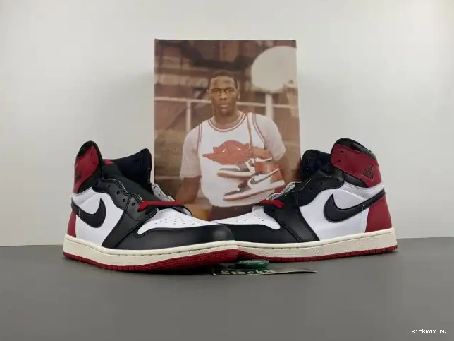 Rep Kickmax 1 High DZ5485-106 Reimagined Black Jordan Air Toe OG 0508